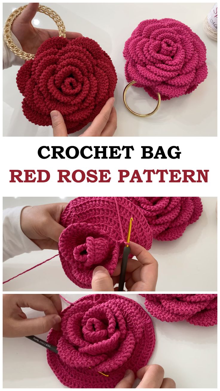 Crochet-Bag-Red-Rose-Pattern
