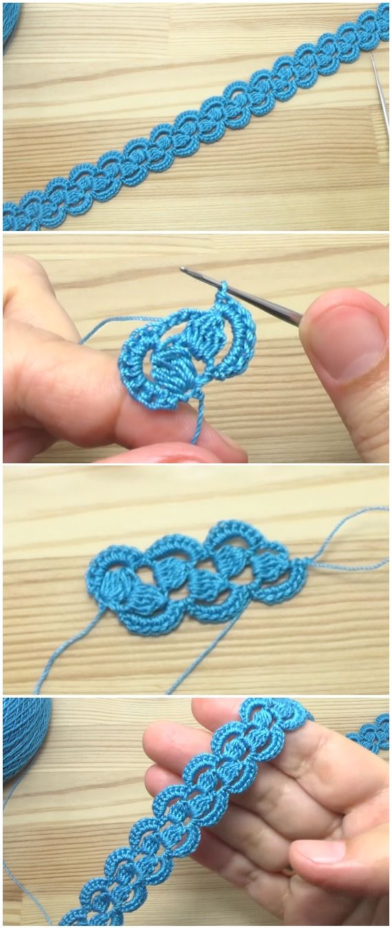 Crochet Beautiful Ribbon Lace Cord