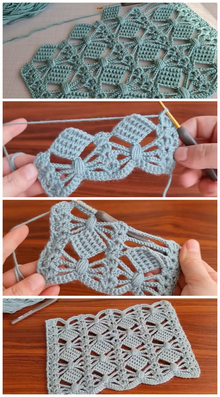 Crochet Blanket Beautiful Stitch Pattern 