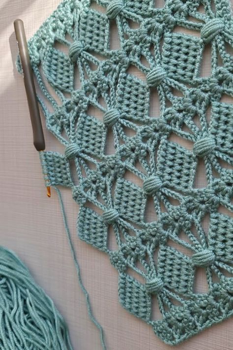 Crochet Blanket Beautiful Stitch Pattern