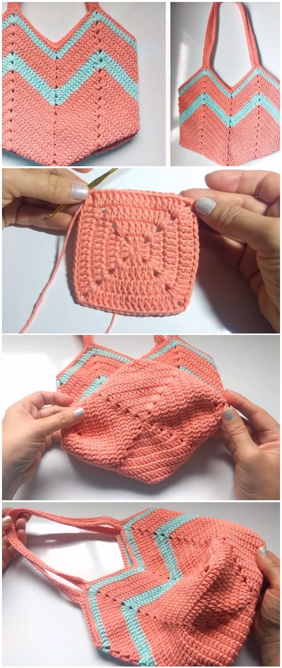 Crochet Easy Beautiful Bag Granny Square