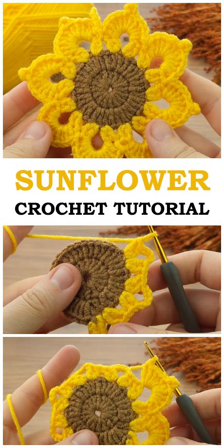 Crochet Easy Beautiful Sunflower