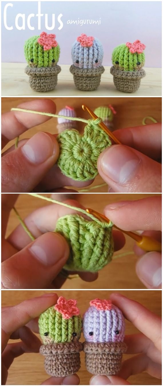 Crochet Easy Cactus Amigurumi
