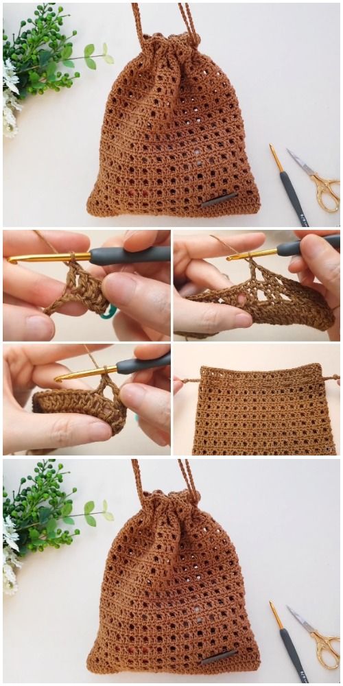 Crochet Easy Net Pouch