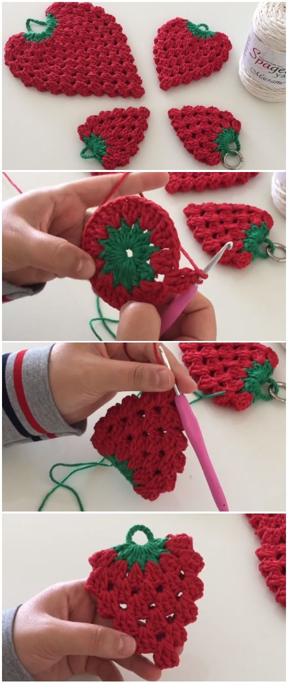 Crochet Super Easy Strawberry