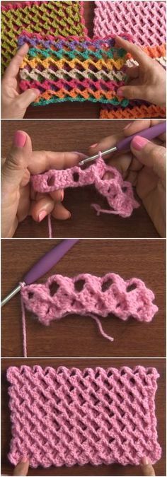 Learn To Crochet Turkish Stitch Reversible And 3D