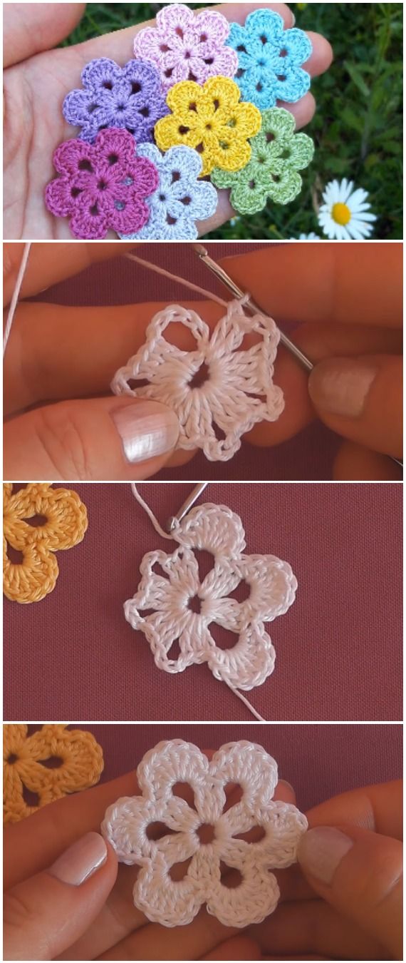 Simple Crochet Beautiful Flowers