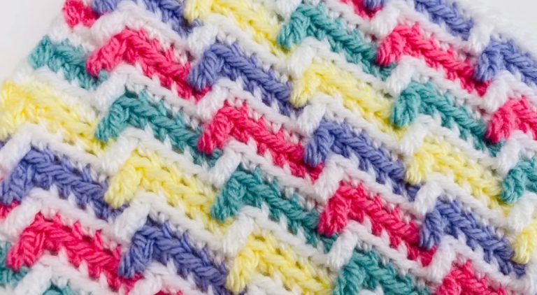 Crochet Apache Tears Stitch