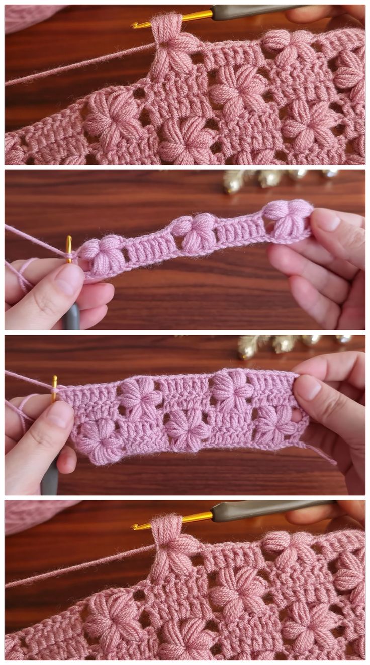 Crochet Blanket Jasmine Stitch Pattern