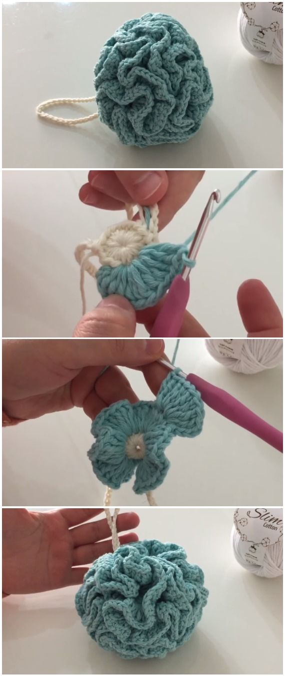Crochet Easy Beautiful Pom Pom