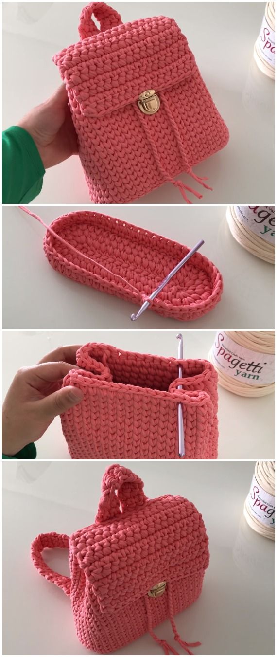 Crochet Pretty Easy Backpack