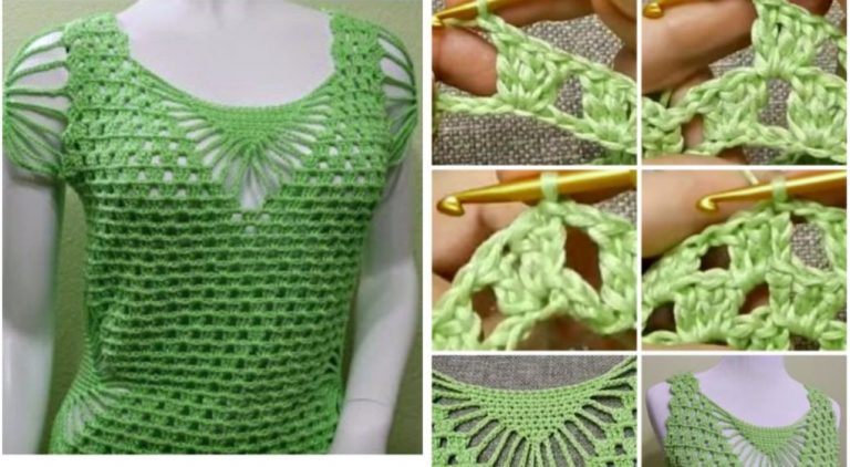 Green Blouse Crochet Tutorials.jpg