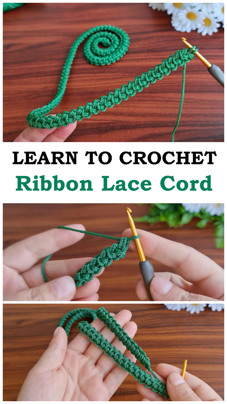 Learn To Crochet Ribbon Lace Cord