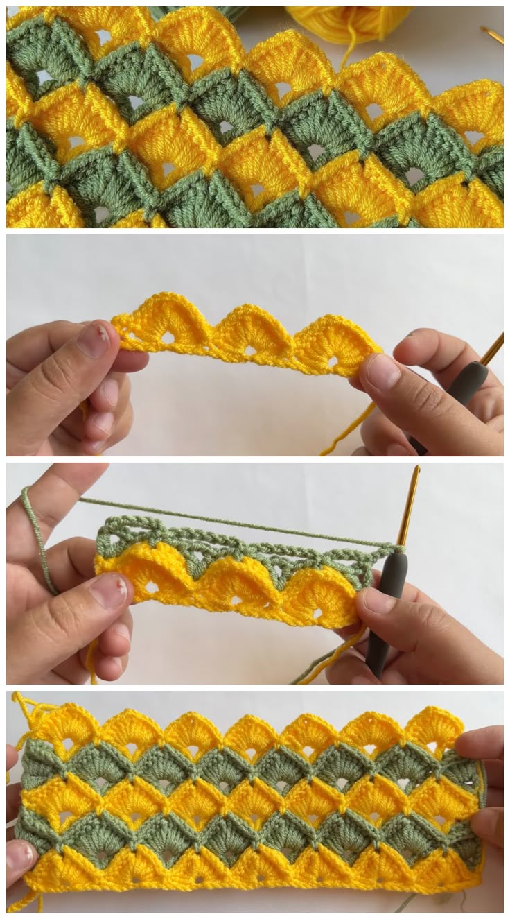 Crochet Blanket Stitch