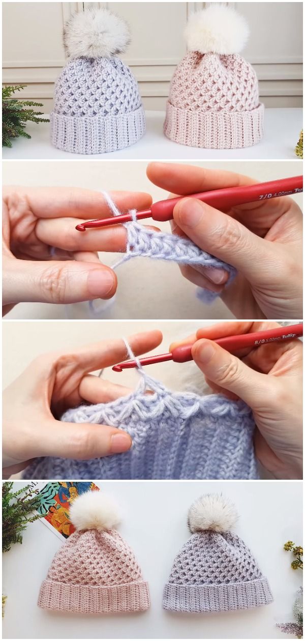 Crochet Easy Beautiful Pom Pom