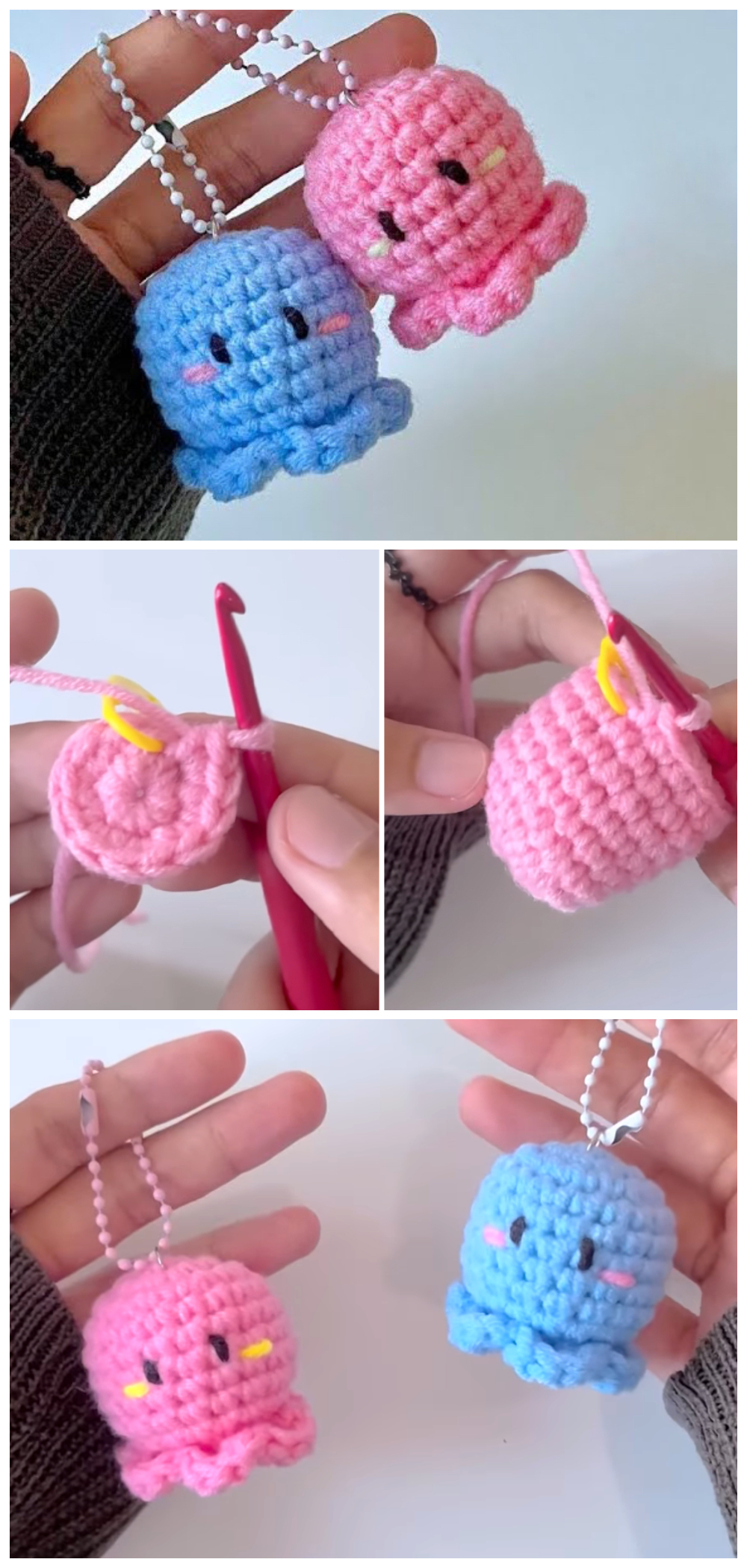 Easy Octopus Keychain