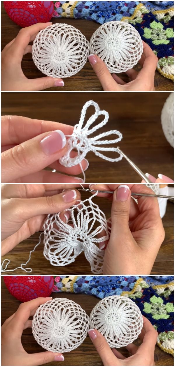 Crochet Ball Christmas Ornament
