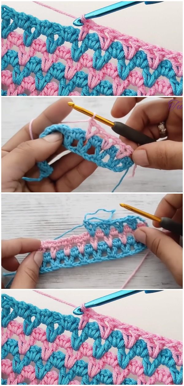 Crochet Super Easy Two Color Blanket