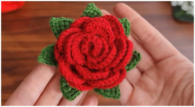 Red Roses Easy Pattern