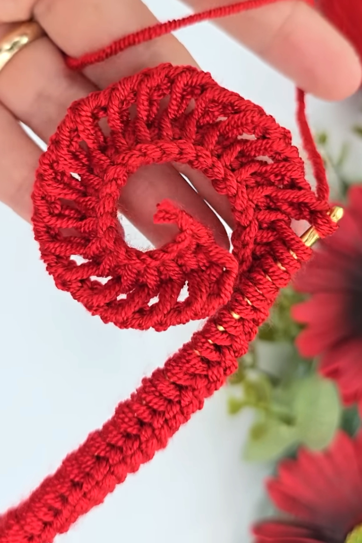 Roses Tunisian Stitch