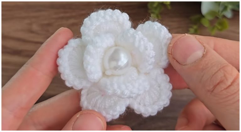 Flower Tunisian Stitch